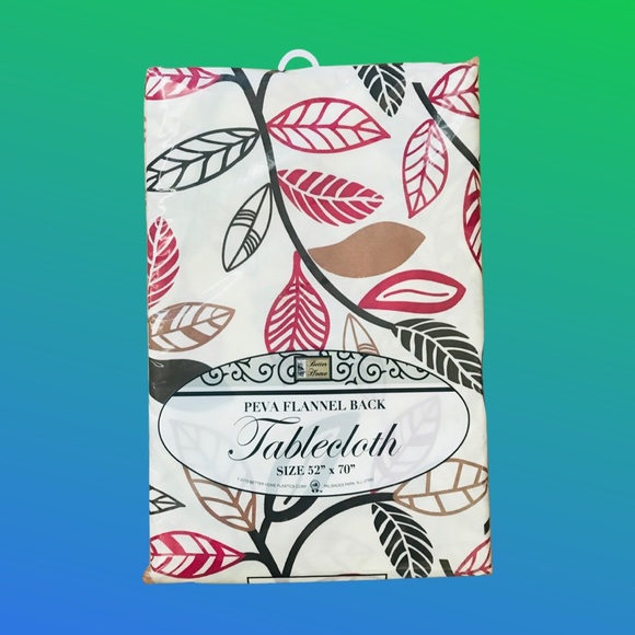 1 pcs Tablecloth peva Flannel Back size 52x 70🔺🔻🔺 - Picture 3 of 5